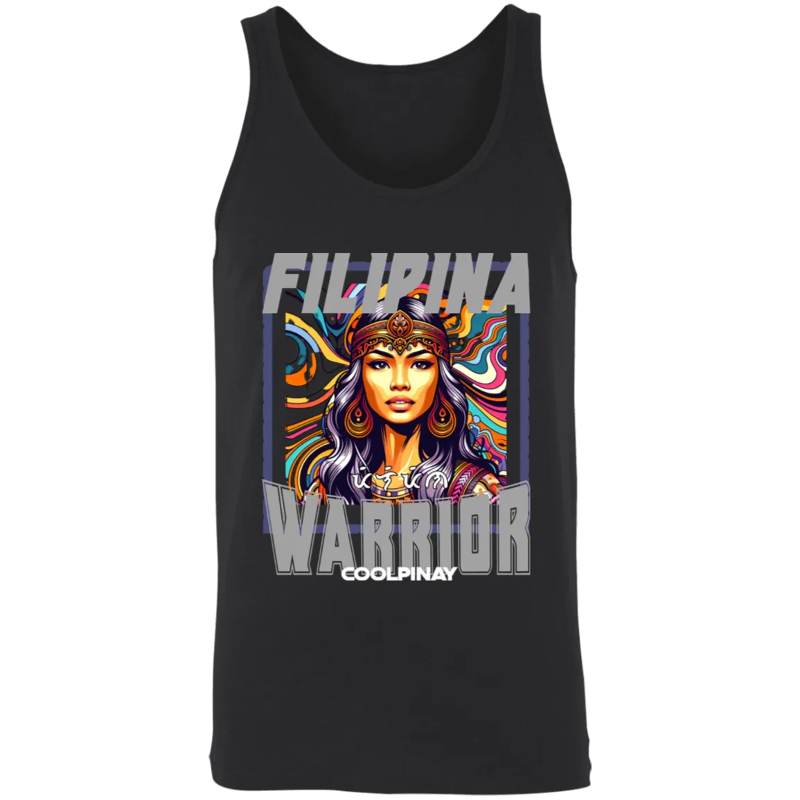 Filipina Warrior Beauty Unisex Cotton Tank Top
