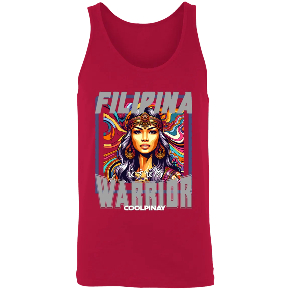Filipina Warrior Beauty Unisex Cotton Tank Top