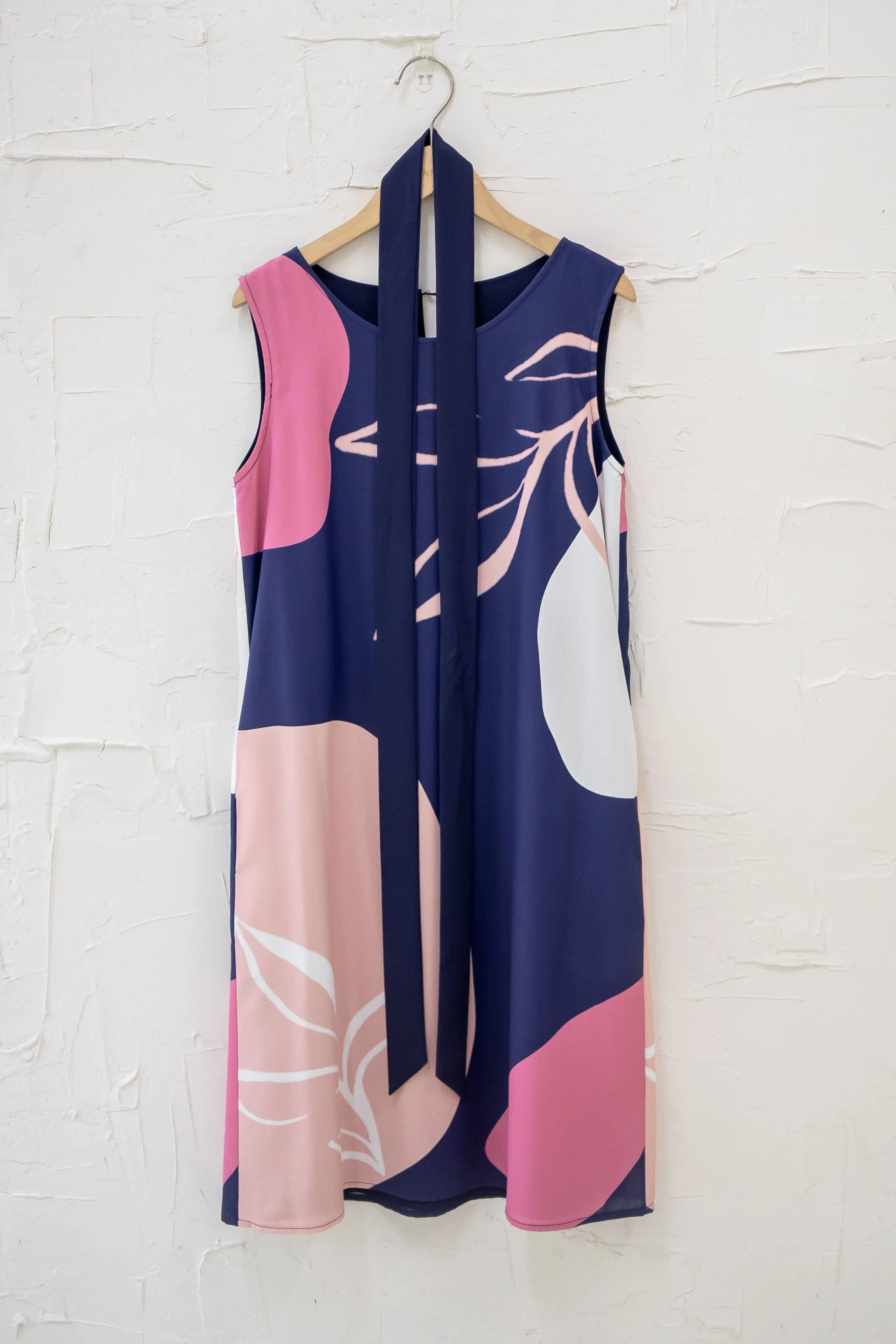 (FIRE DEAL) *COLOUR RUN* KARINA REVERSIBLE SHIFT DRESS IN NAVY