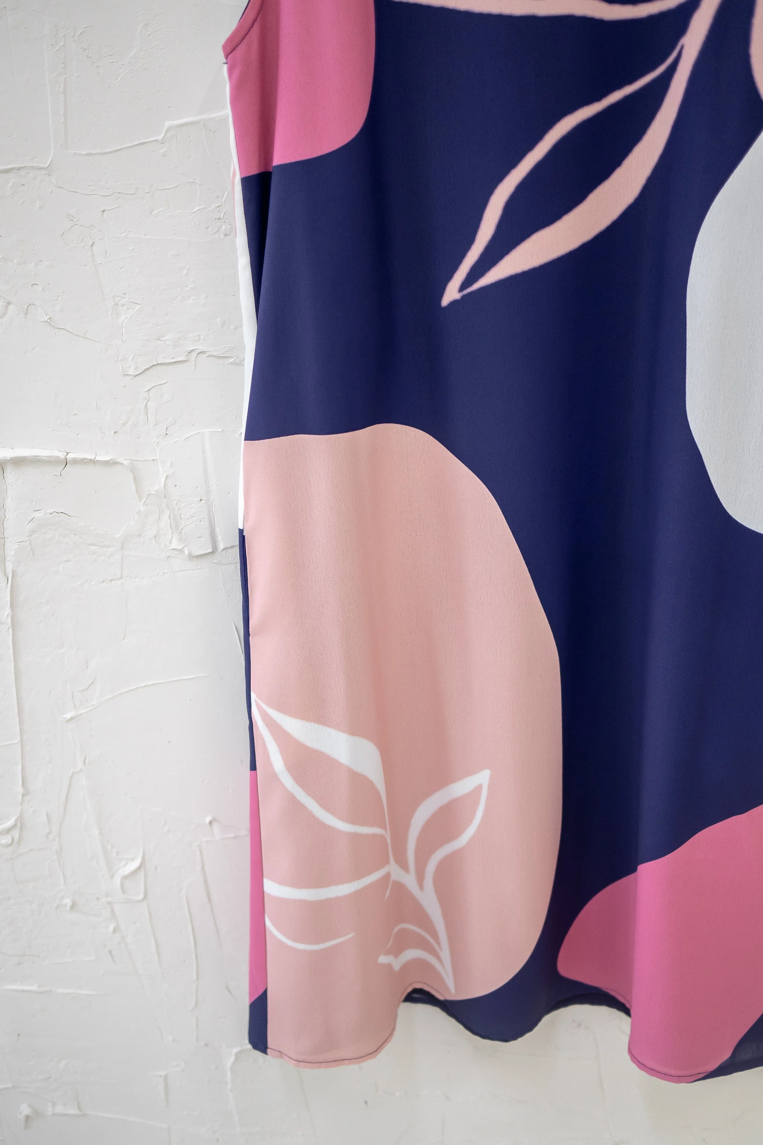 (FIRE DEAL) *COLOUR RUN* KARINA REVERSIBLE SHIFT DRESS IN NAVY