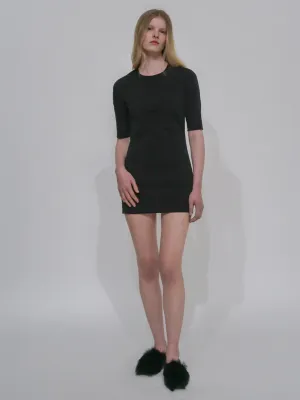 FITTED T-SHIRT MINIDRESS