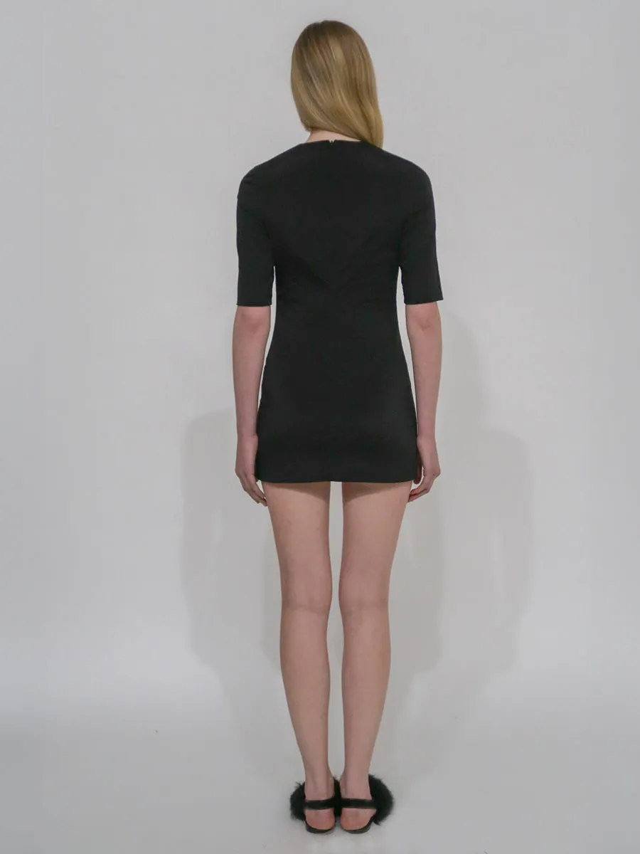 FITTED T-SHIRT MINIDRESS