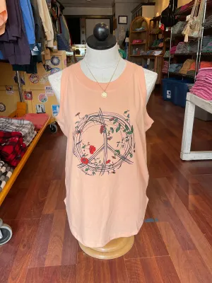 Floral Peace Sign
