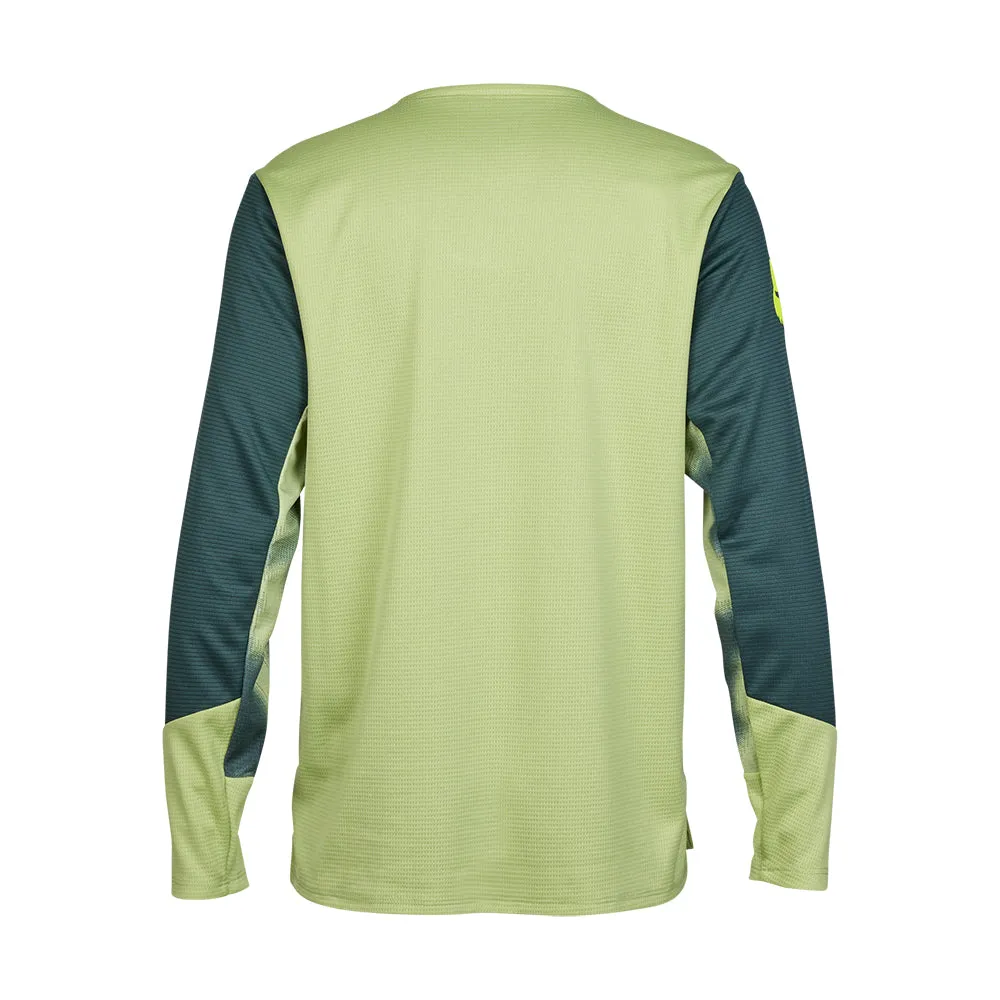 Fox Youth Defend Ls Jersey Race - Pale Green