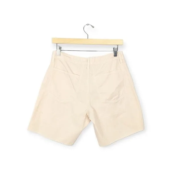 Frame Washed Nude Pink Slouch Pocket Denim Shorts
