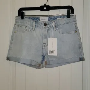FRAME Denim Le Grand Garcon Shorts in Size 24