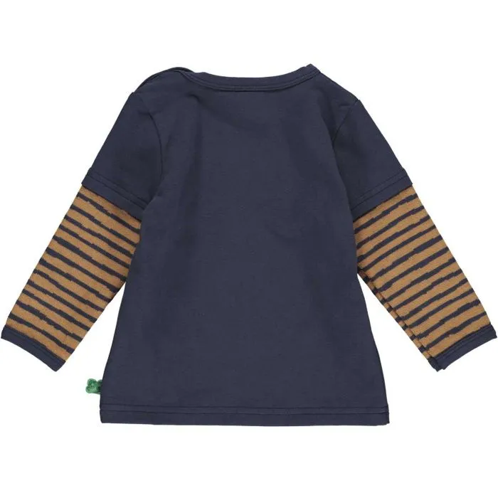 Fred's World Night Blue Organic Cotton Polar Top