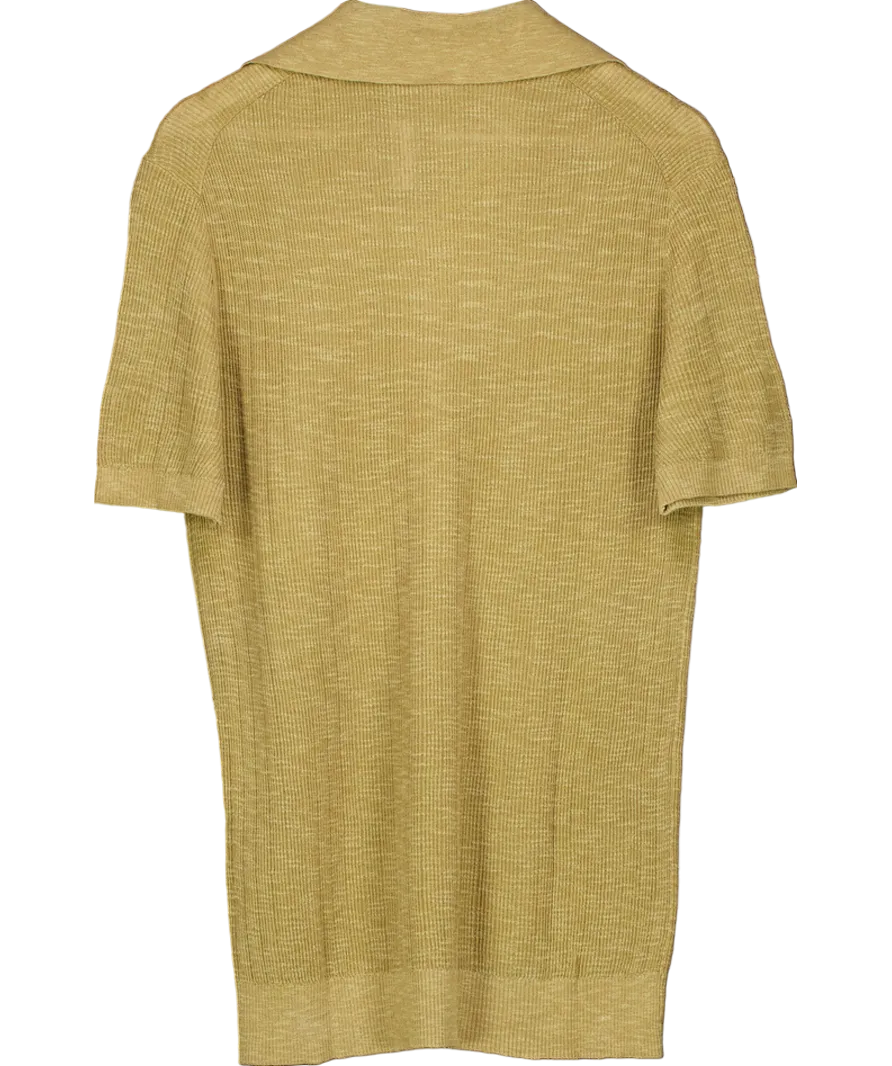 Frescobol Carioca Green Joaquim Knit Polo Shirt UK M