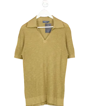 Frescobol Carioca Green Joaquim Knit Polo Shirt UK M