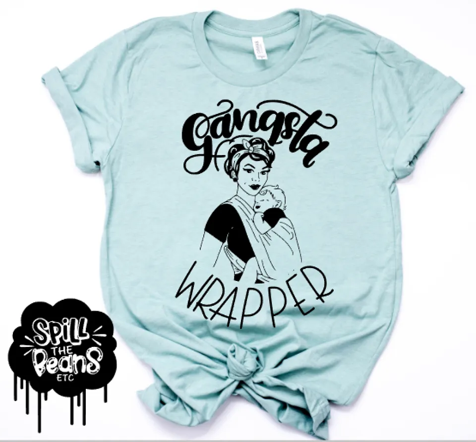 Gangsta Wrapper Prism Color T-Shirt