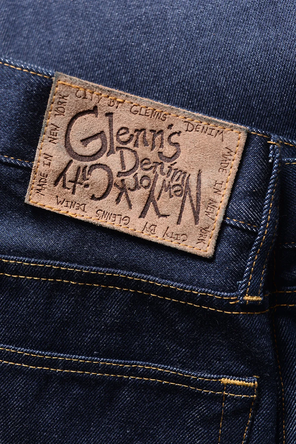 GD113 RELAXED WIDE LEG | Raw 14 Oz Denim - Vivid Indigo