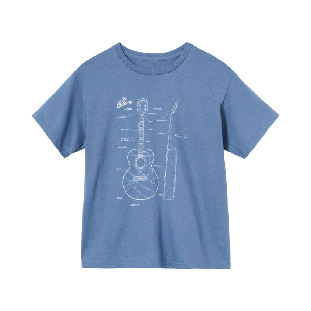 Gibson Kid'S Acoustic Schematic Tee - Small