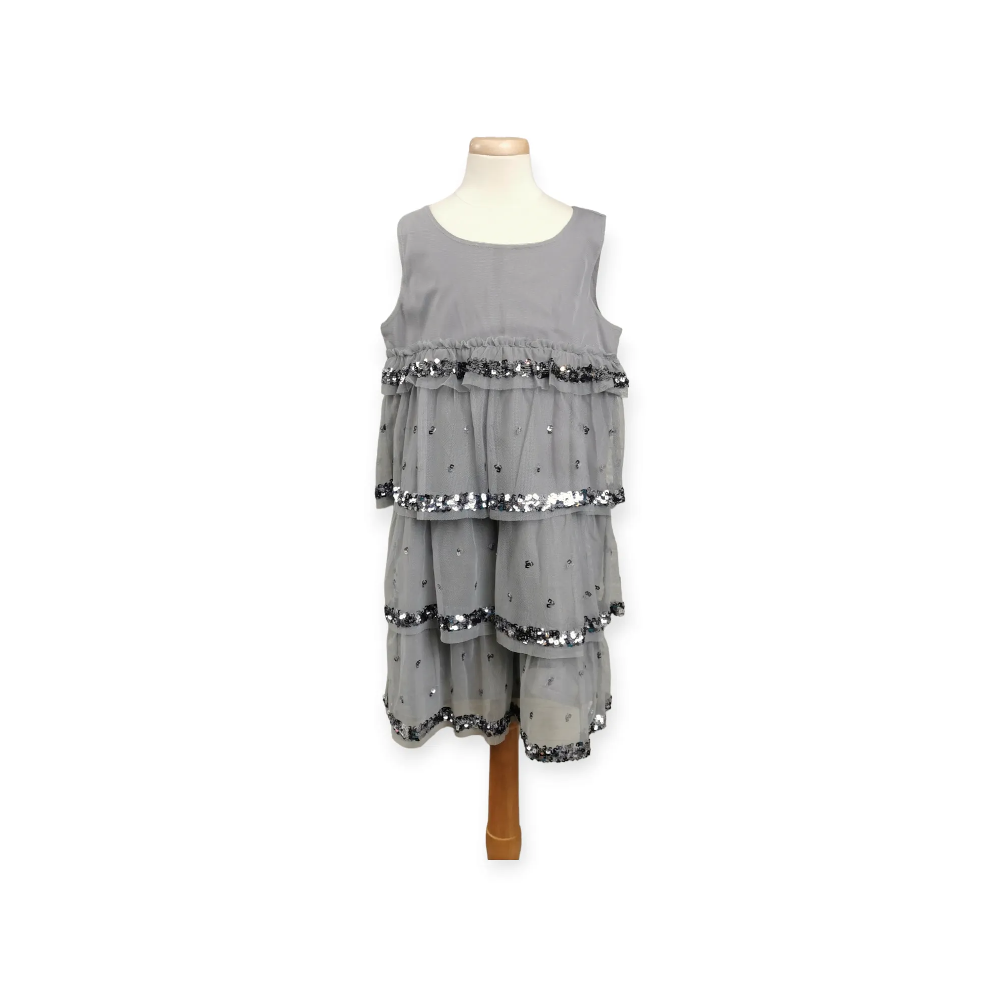 GIRL SIZE MEDIUM (8 YEARS) - OLD NAVY, Sequience Shift Dress VGUC B37 