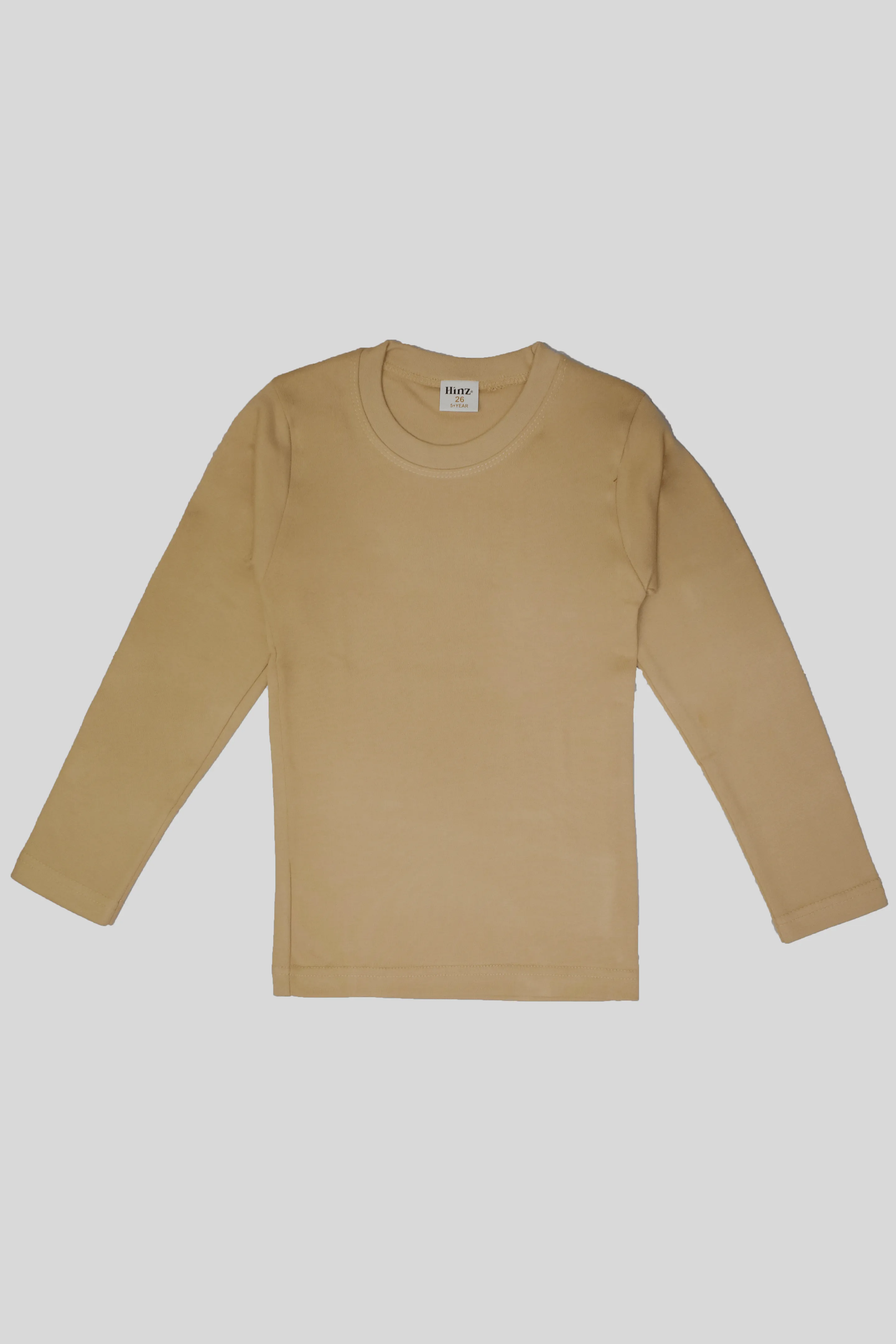 Girls & Boys Long Sleeves Round Neck