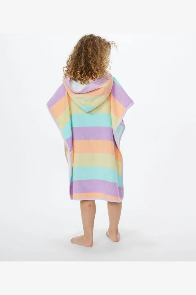 GIRLS COVE HOODED TOWEL - MULTICO