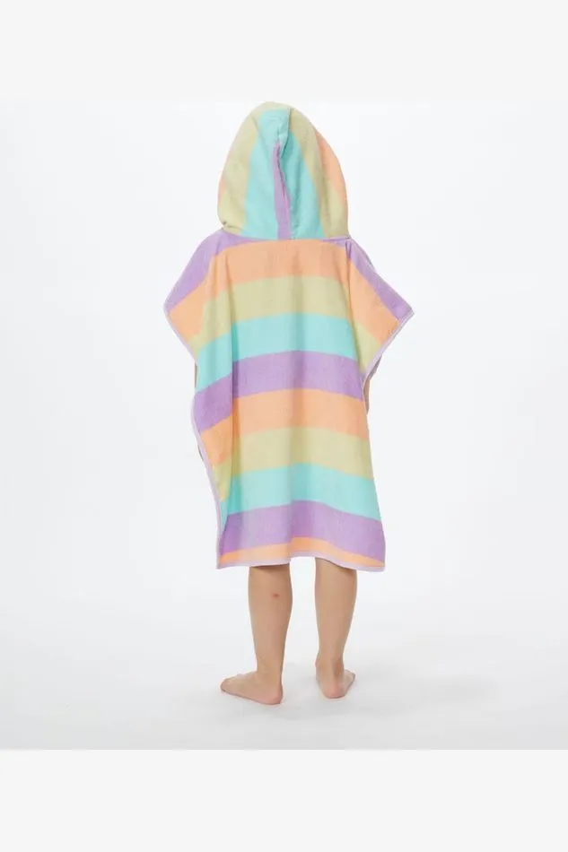 GIRLS COVE HOODED TOWEL - MULTICO