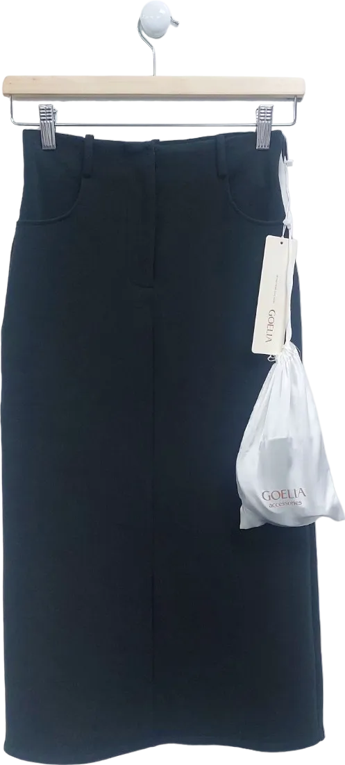 Goelia Black A-line Skirt UK S