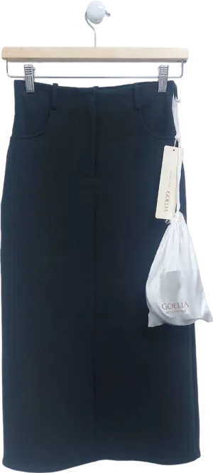 Goelia Black A-line Skirt UK S