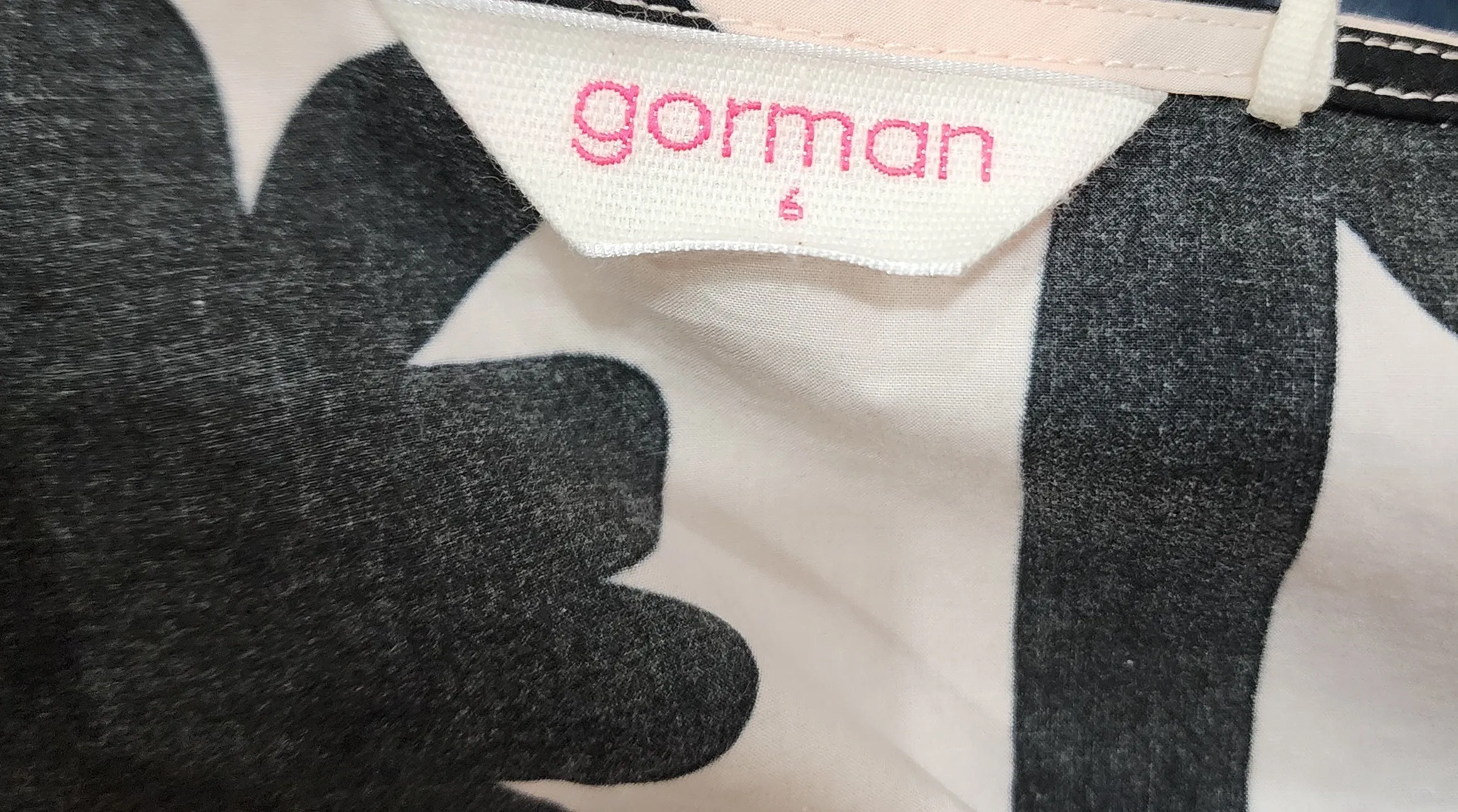 Gorman pink cotton top size 6