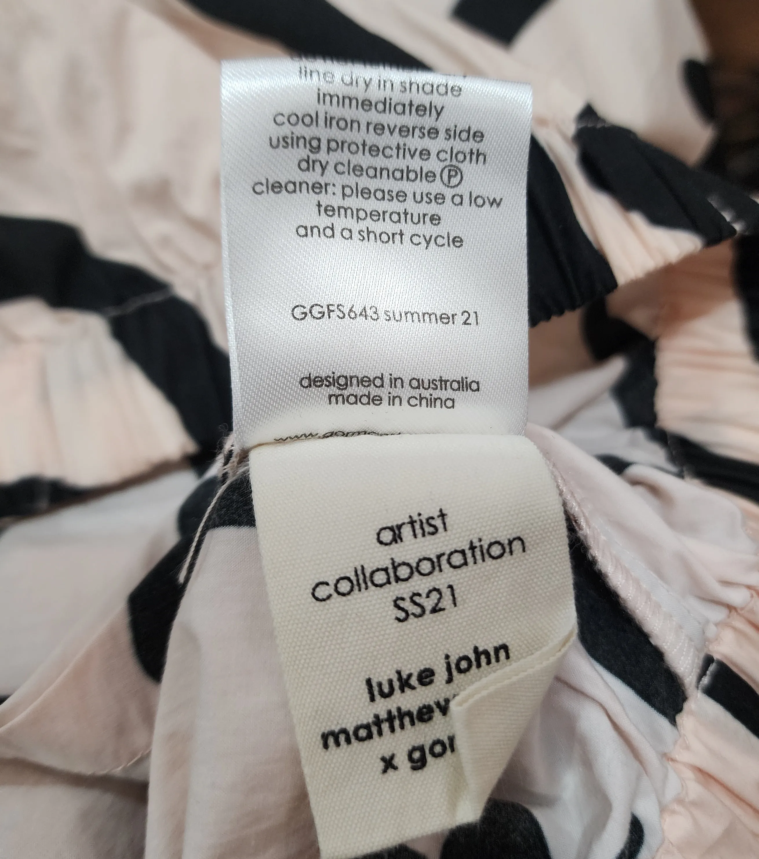 Gorman pink cotton top size 6