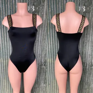 Greek key monokini