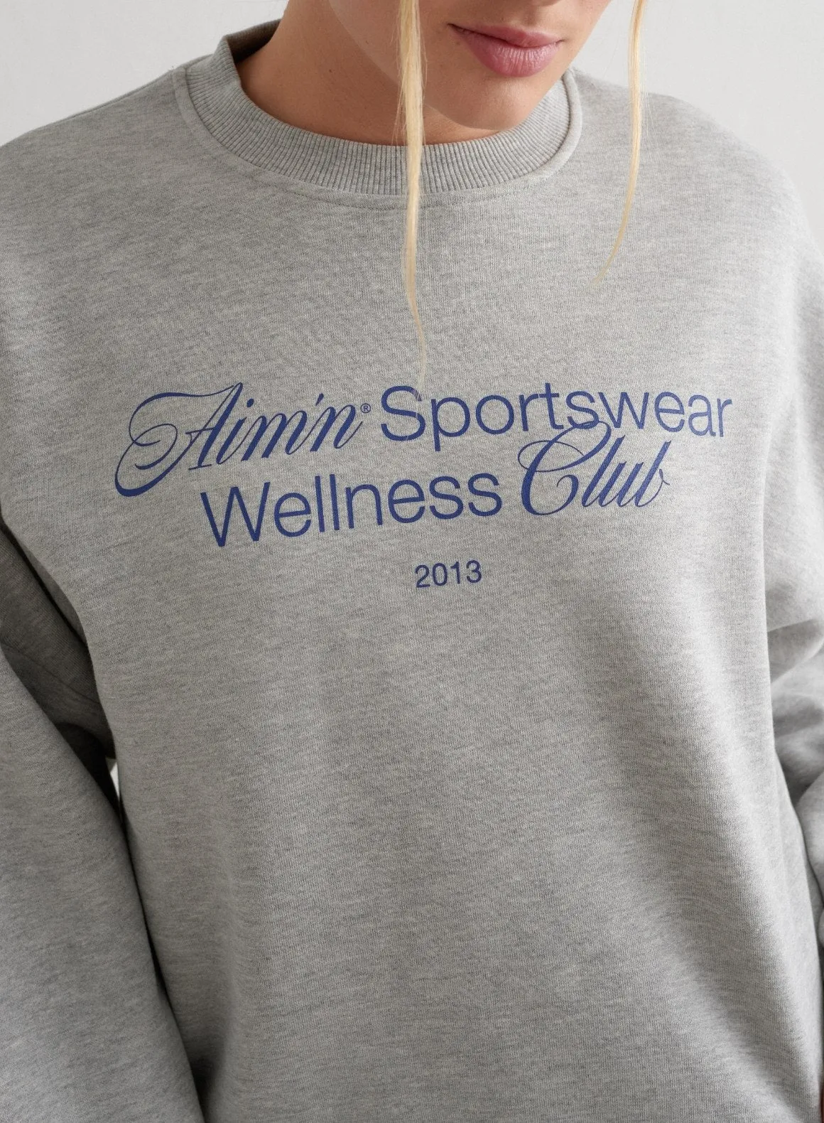 Grey Melange Wellness Sweatshirt
