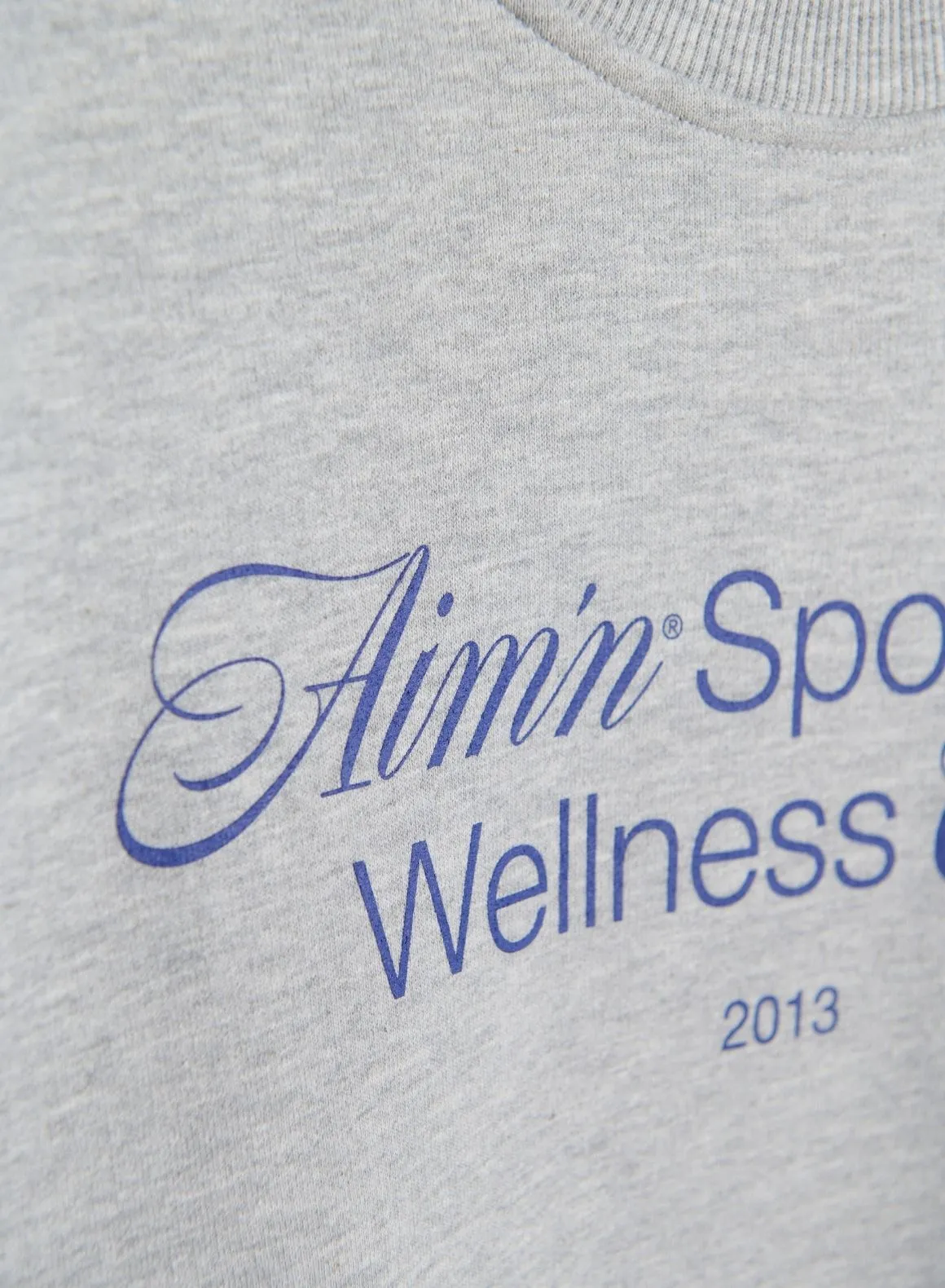 Grey Melange Wellness Sweatshirt