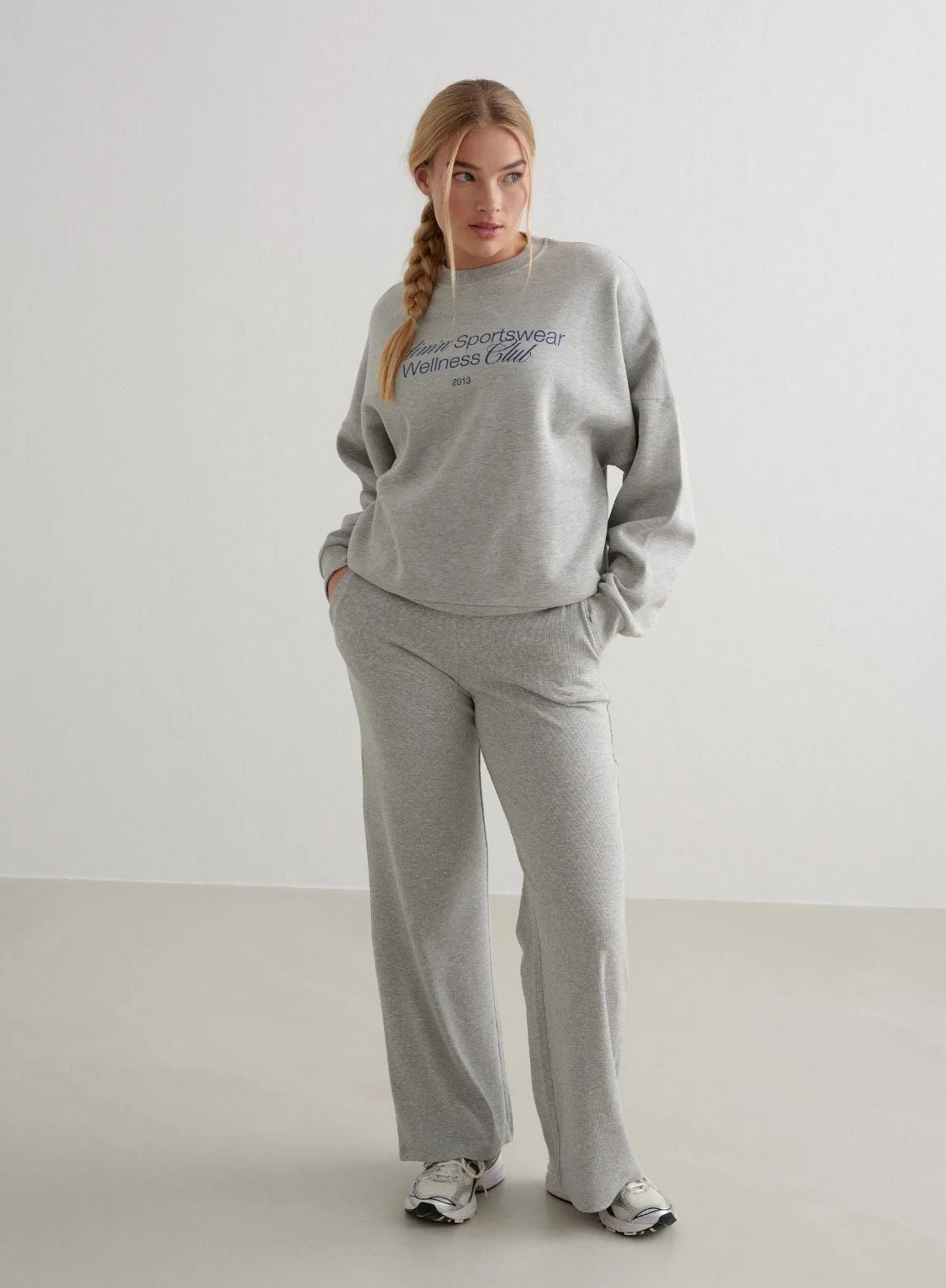 Grey Melange Wellness Sweatshirt