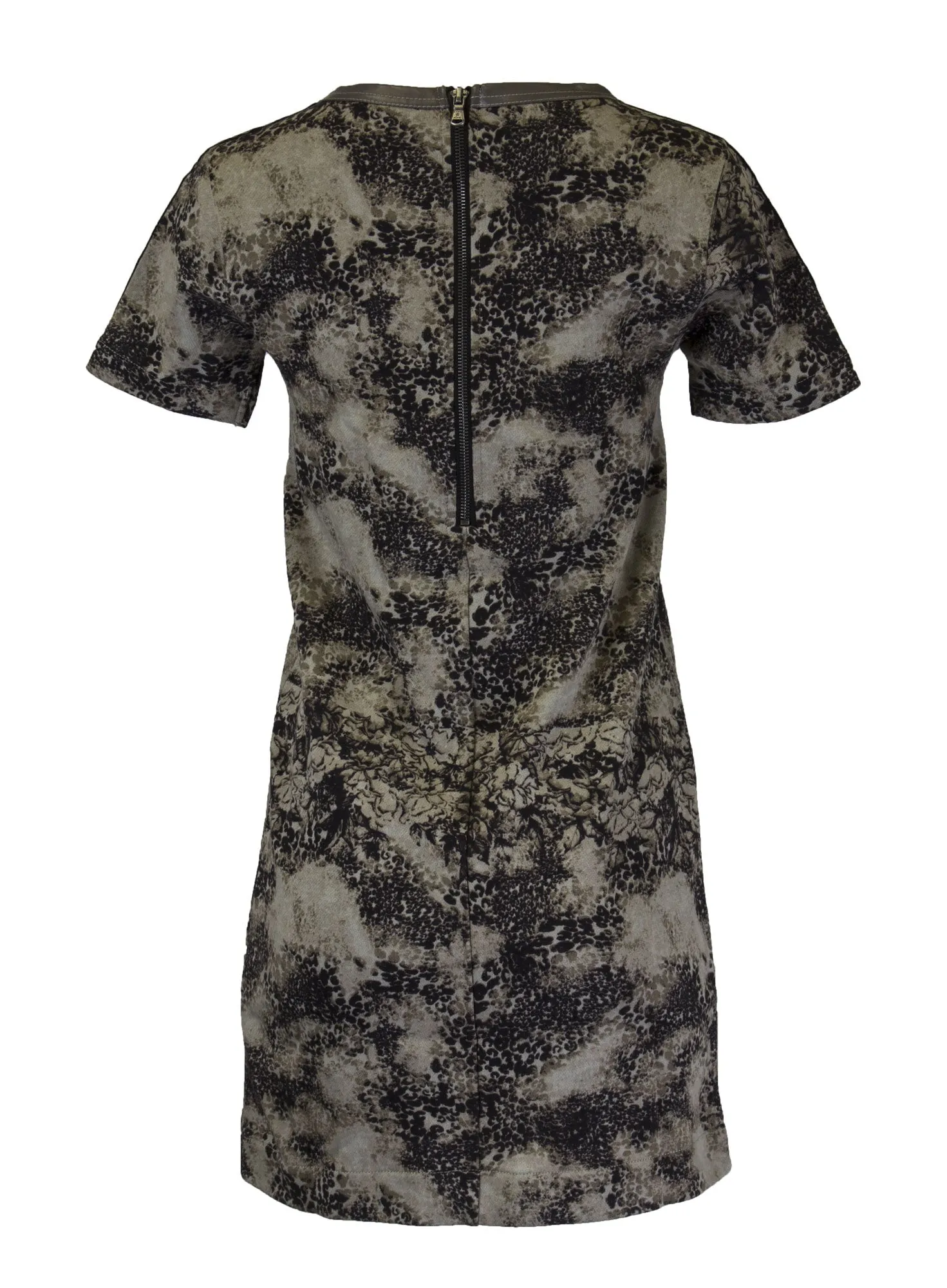 GREY STATE Women's Lynx Fleur Printed T-Shirt Dress $268 NEW