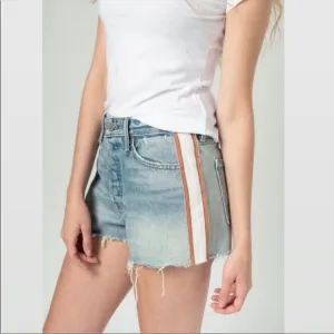 ✨GRLFRND✨Cindy Side Stripe Denim Shorts