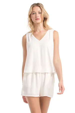 Hailey Romper | Ivory