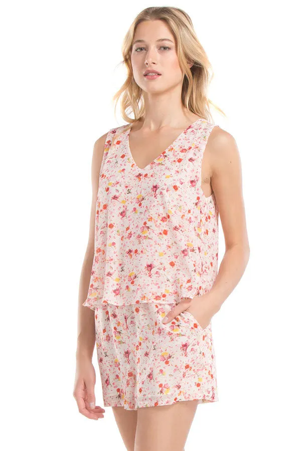 Hailey Romper | WHT FLORAL P
