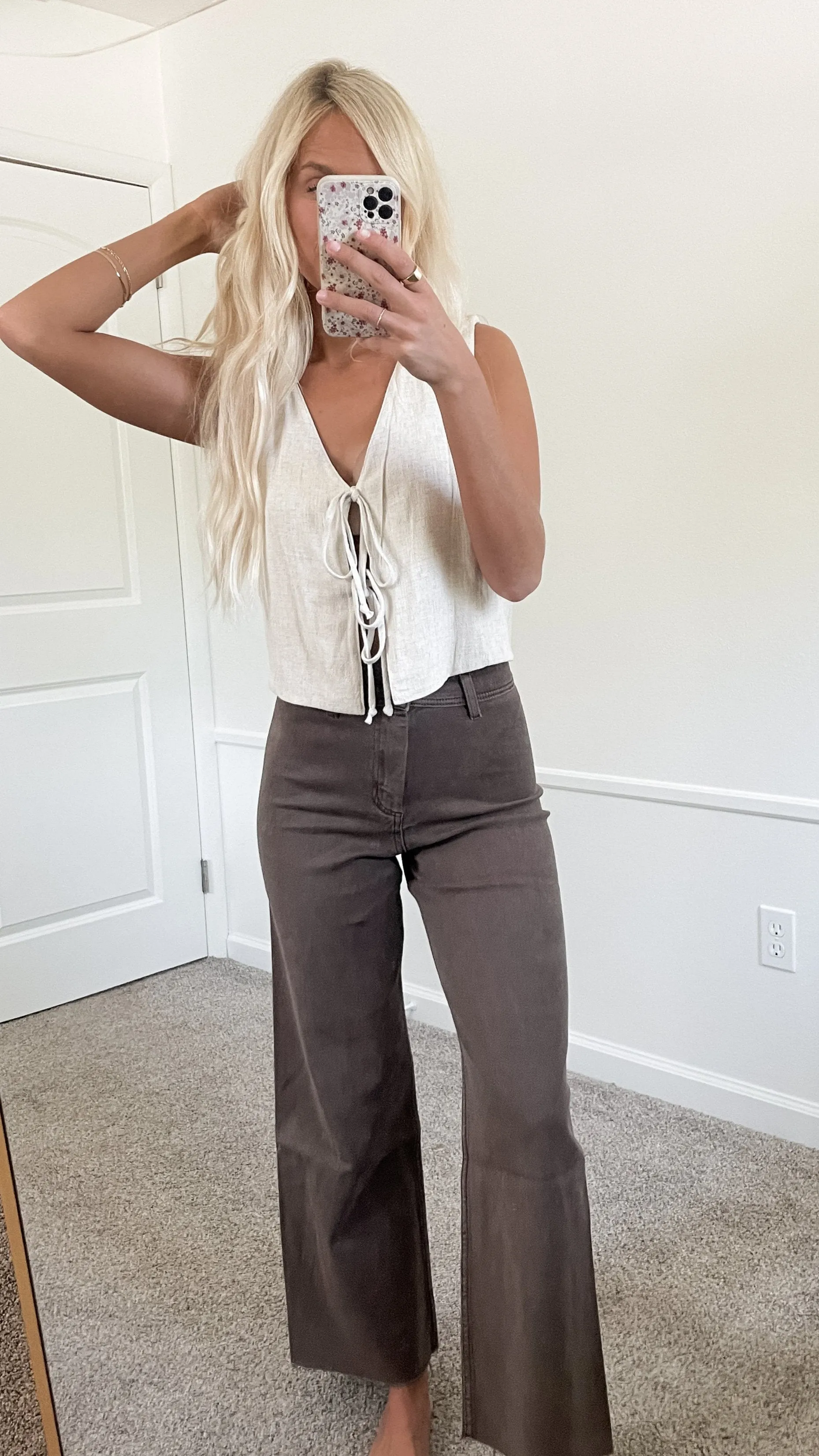Halston Tie Top