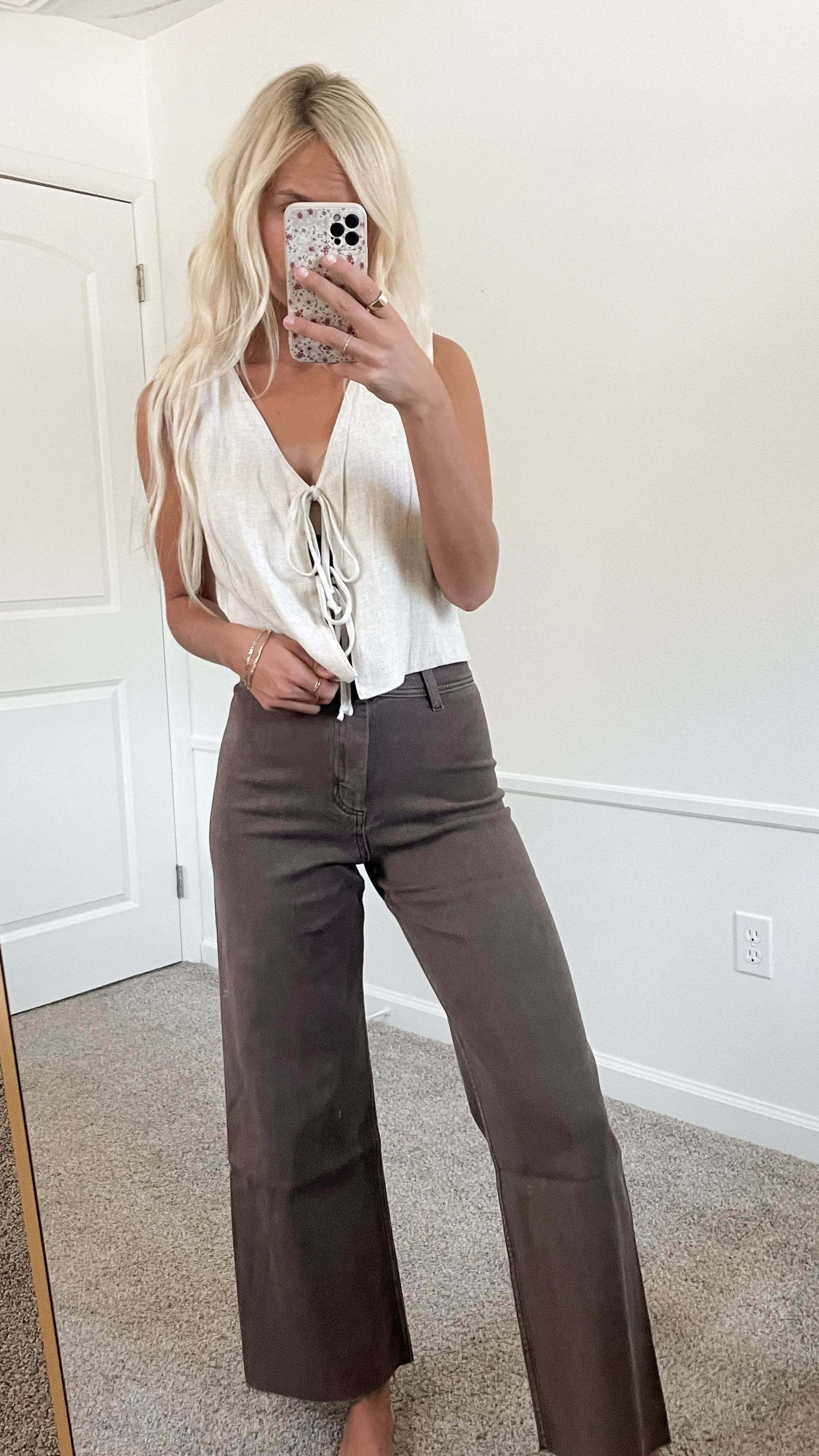 Halston Tie Top