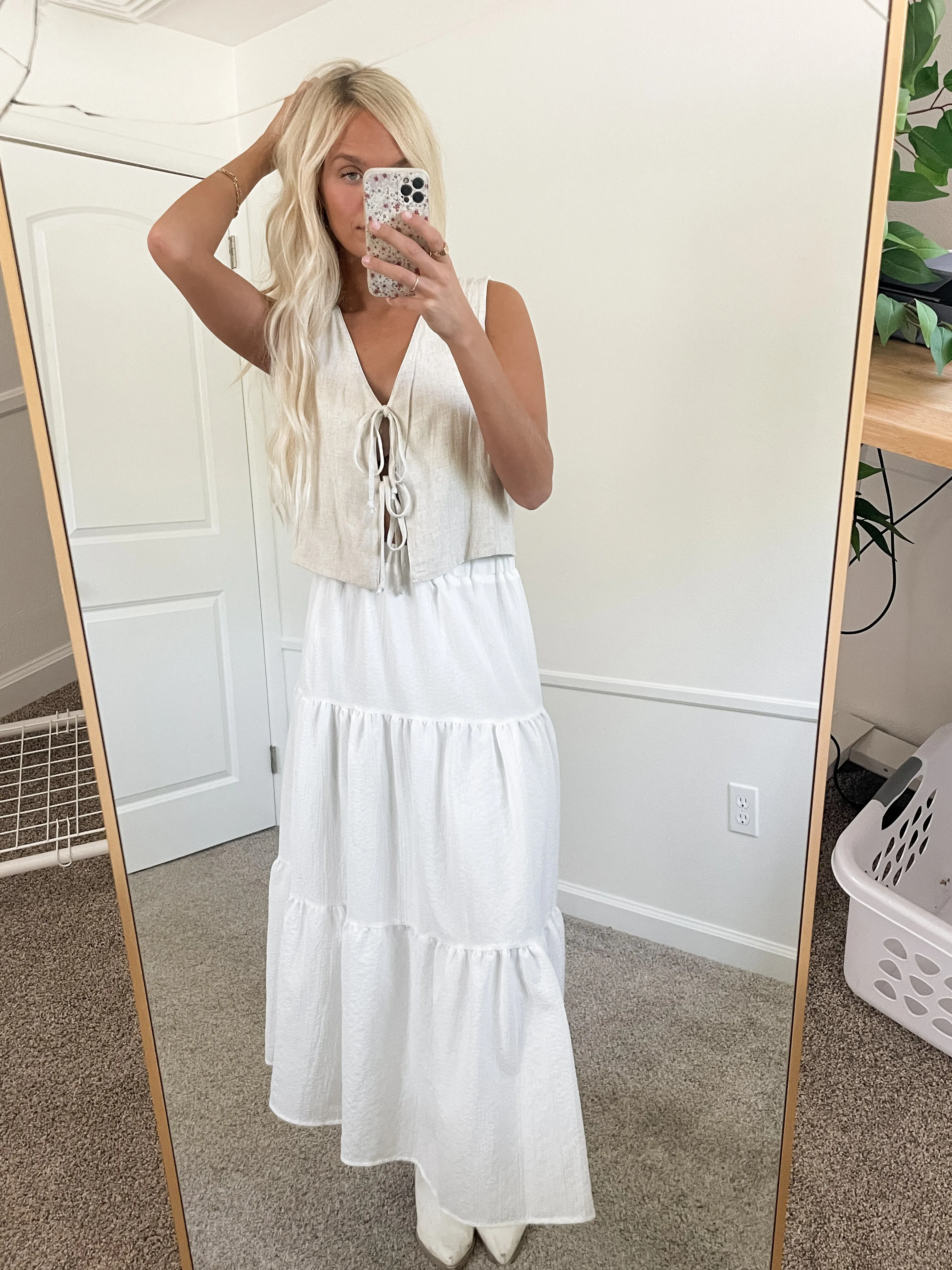 Halston Tie Top
