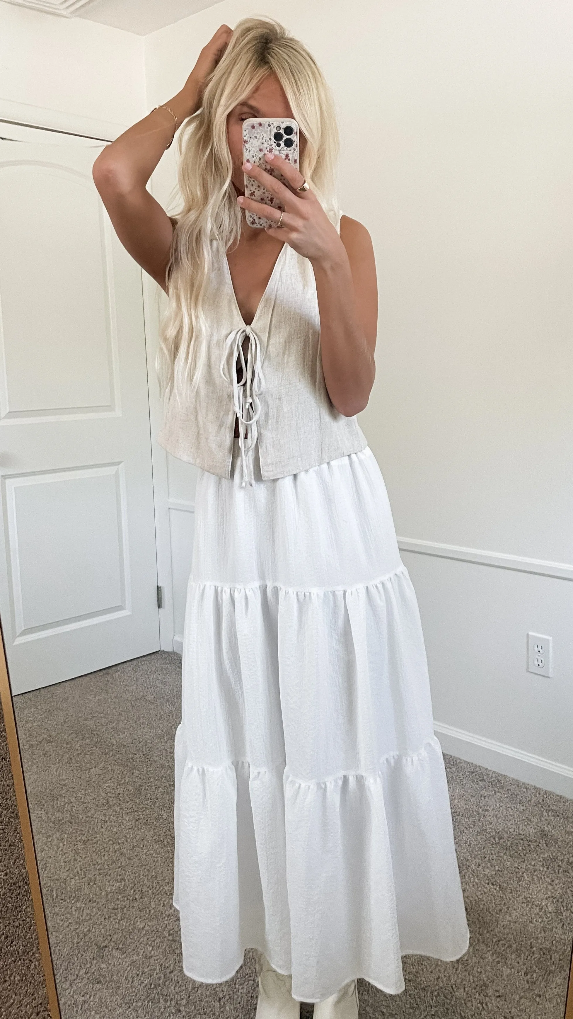 Halston Tie Top