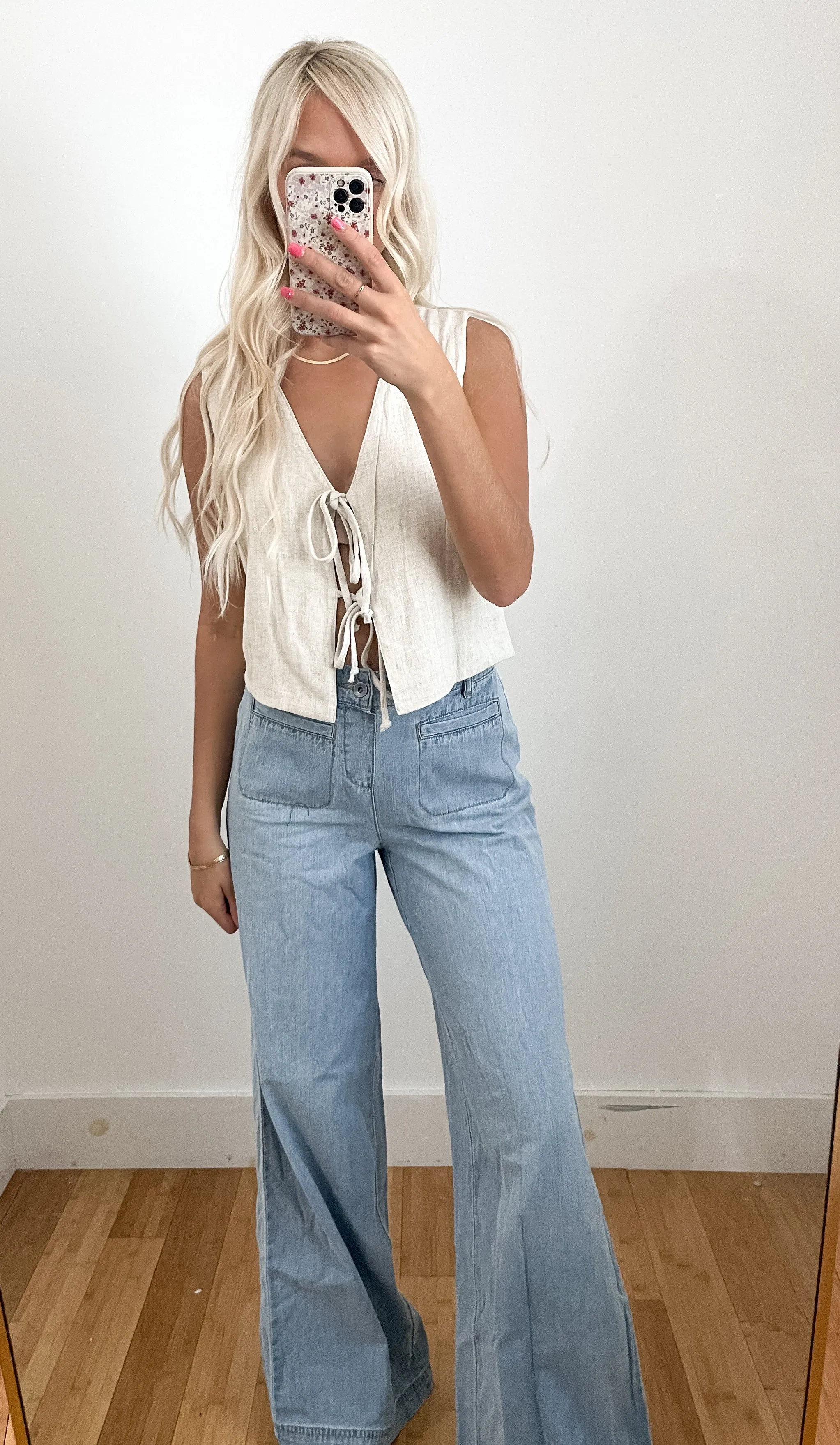 Halston Tie Top