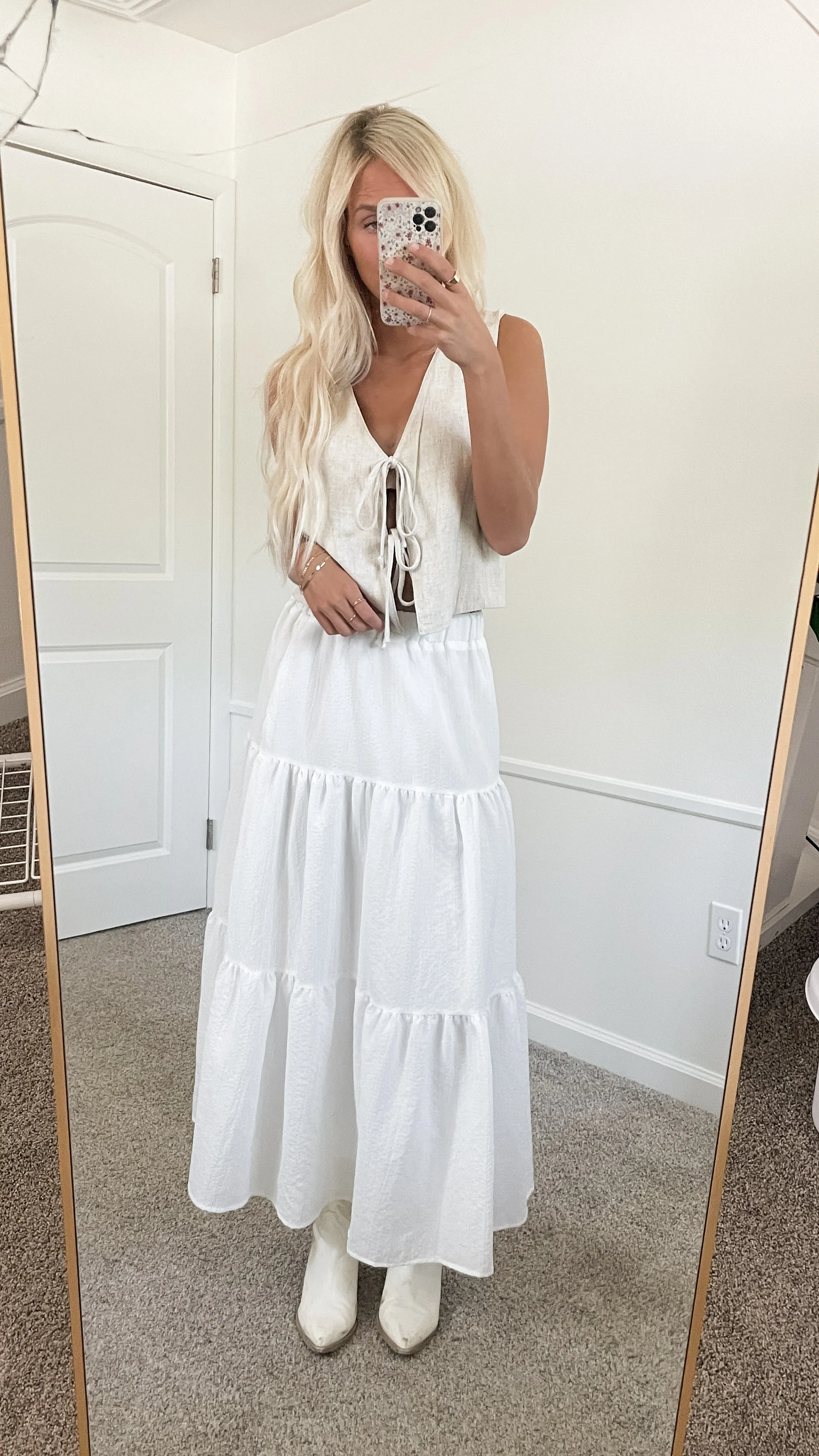 Halston Tie Top