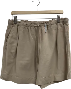 H&M Beige Linen Blend Shorts UK L