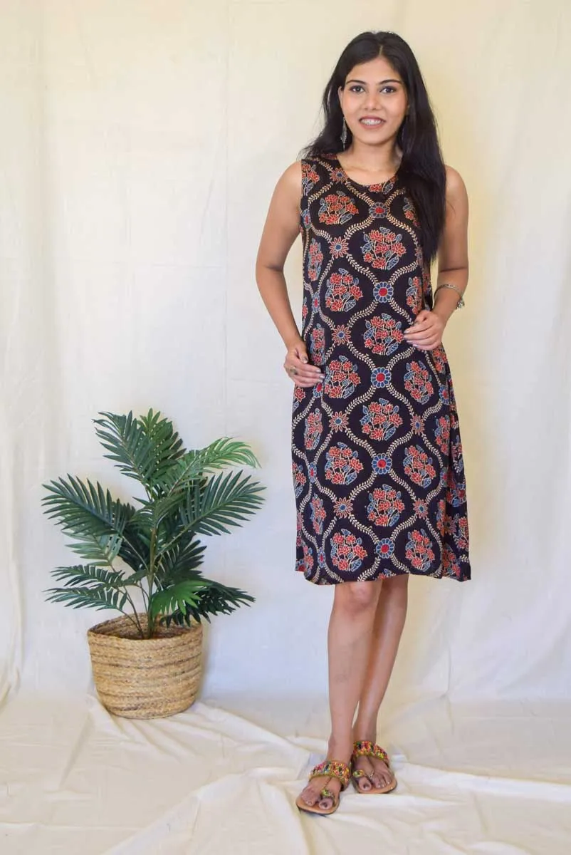 Hasttvam Black Modal Dress