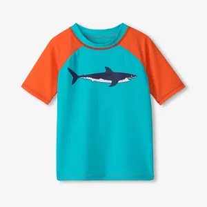 Hatley Shark Short Sleeve Rash Vest S25bck1203