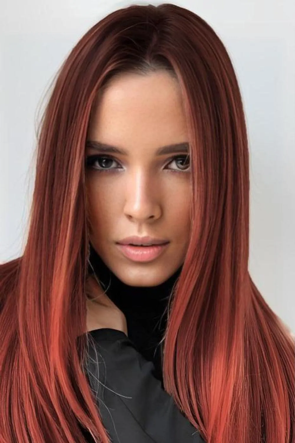 Hazel Blues® | 13*2" Full-Machine Wigs Synthetic Mid-Length Straight 27"