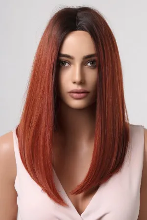 Hazel Blues® | 13*2" Full-Machine Wigs Synthetic Mid-Length Straight 27"