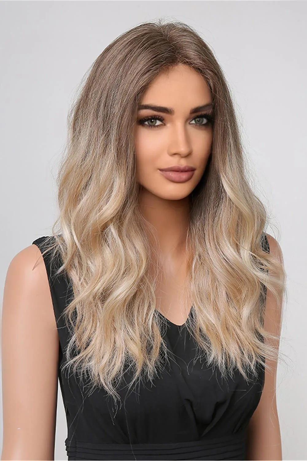 Hazel Blues® | Blonde Ombre Long Wave Lace Front Wigs 24"