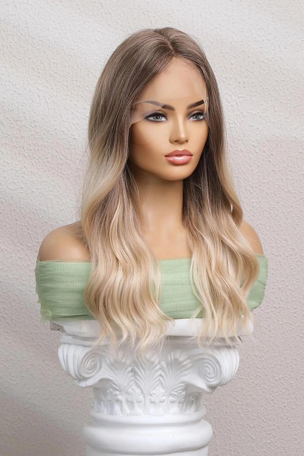 Hazel Blues® | Blonde Ombre Long Wave Lace Front Wigs 24"