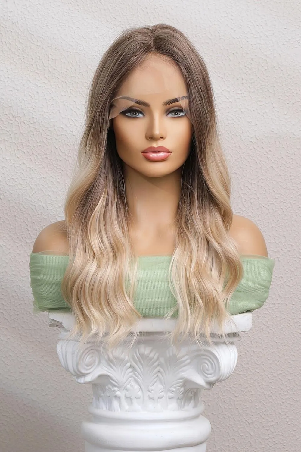 Hazel Blues® | Blonde Ombre Long Wave Lace Front Wigs 24"