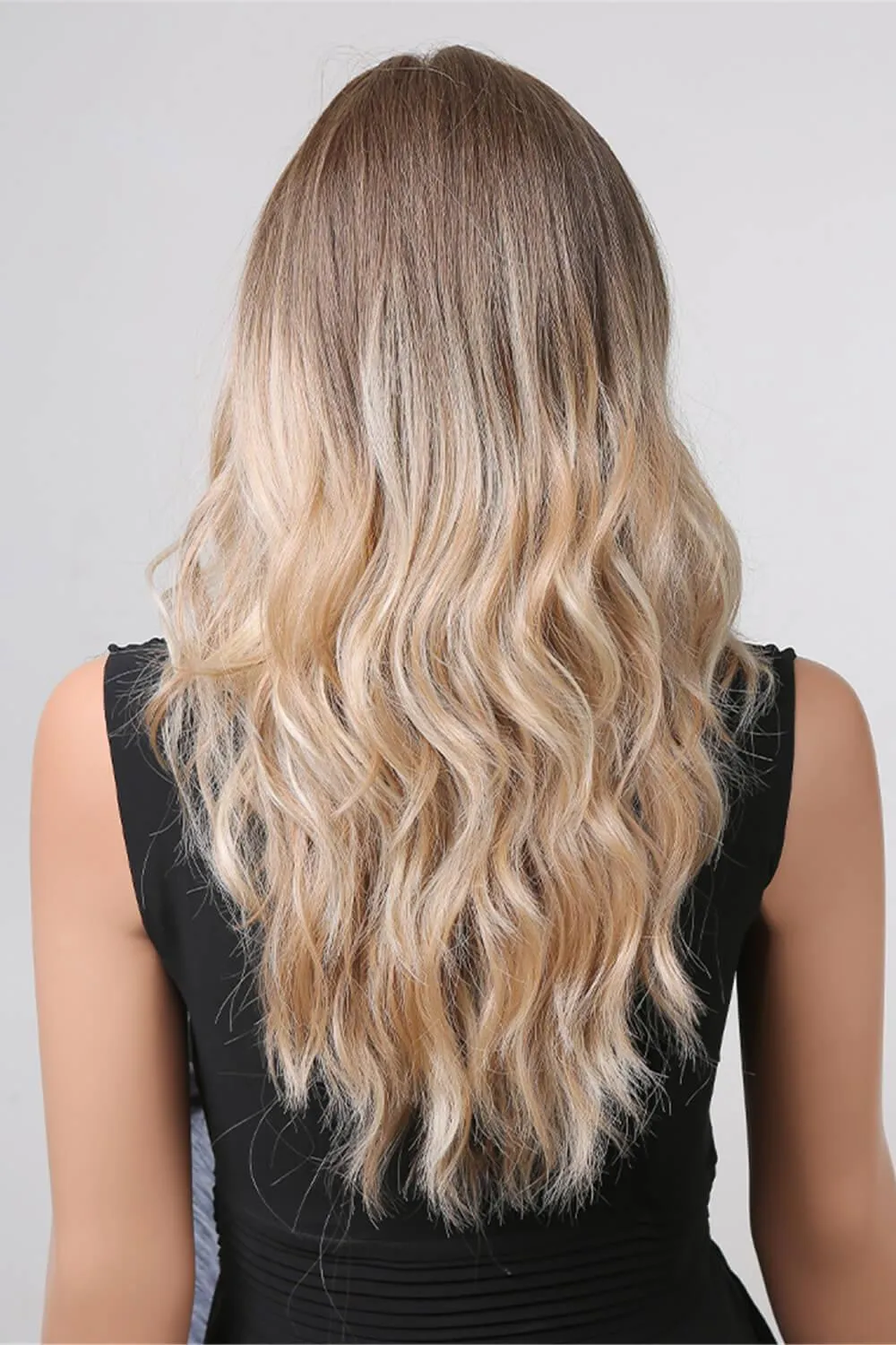 Hazel Blues® | Blonde Ombre Long Wave Lace Front Wigs 24"