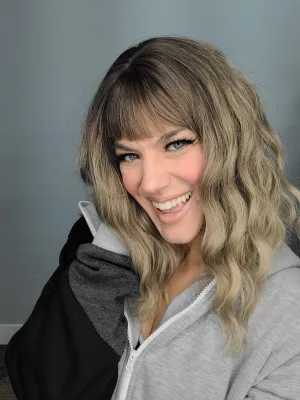 Hazel Blues® | Wavy Synthetic Wig Blonde Ombre