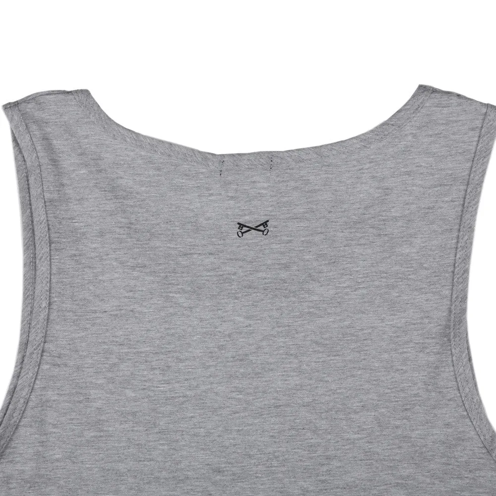 Headline Tank Top - H. Grey
