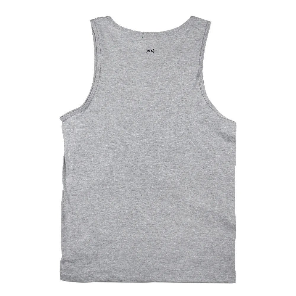 Headline Tank Top - H. Grey